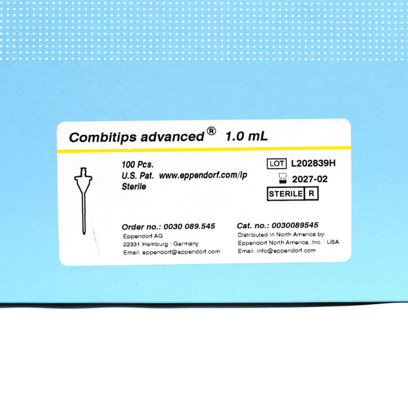 Eppendorf 0030089545 Combitips Advanced 1.0mL (100pcs)