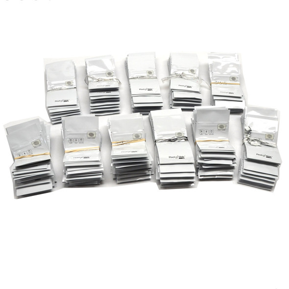 Pinch N Slide 2.0 Child Resistant Zip Mylar Exit Bags 3.5" x 5" White (550)