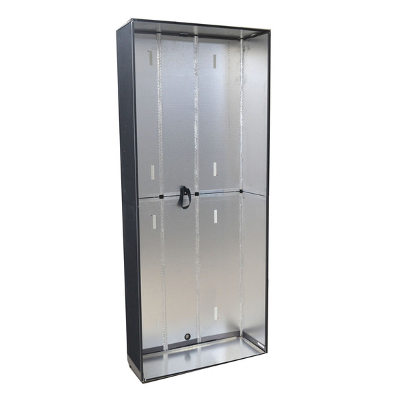 Downing Displays Trade Show Backlit Display Pop Up Back Lighting Black +Case