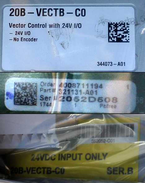 Allen-Bradley 20B-VECTB-C0 PowerFlex 700 Motor Drive Vector Control Cassette