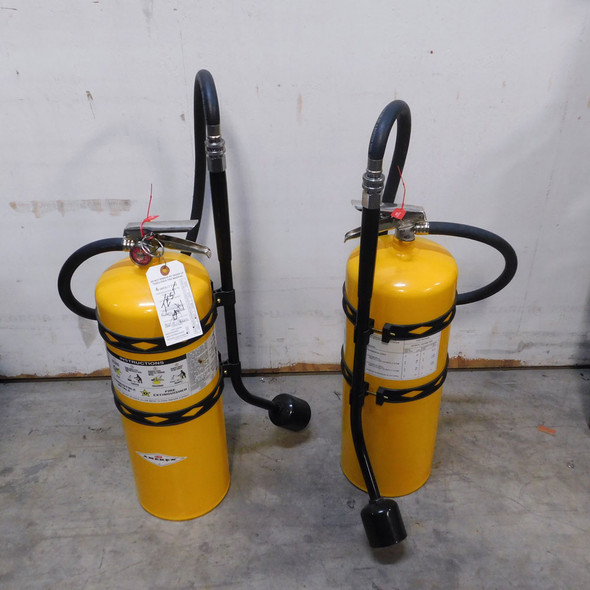 Amerex Class D Fire Extinguisher 30lb Sodium Chloride Yellow Model B570