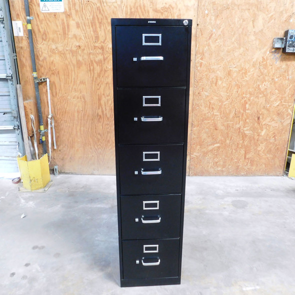 HON 310 Series Vertical File Cabinet 5-Drawer 15" W x 26-1/2" D x 60" H