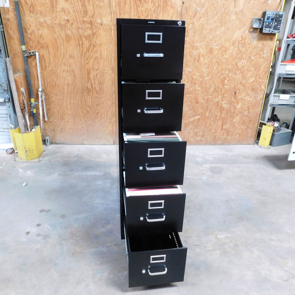 HON 310 Series Vertical File Cabinet 5-Drawer 15" W x 26-1/2" D x 60" H