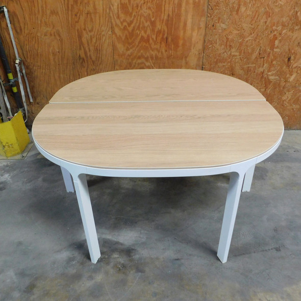 Lot 2 IKEA BEKANT Half Round Conference Table Modular 55" x 55" x 29"