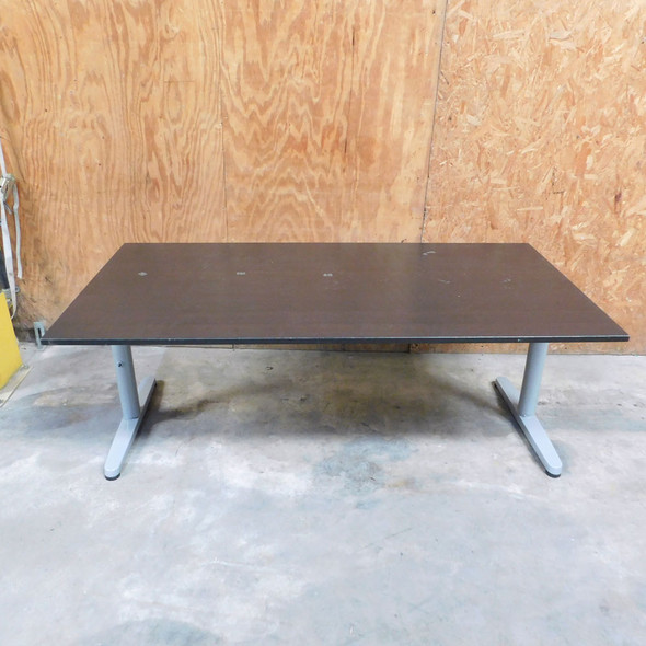 IKEA GALANT Sit/Stand Desk Manually Adjustable 63" Wide x 31-1/2" Deep IKEA GALANT Sit/Stand Desk Manually Adjustable 63" Wide x 31-1/2" Deep