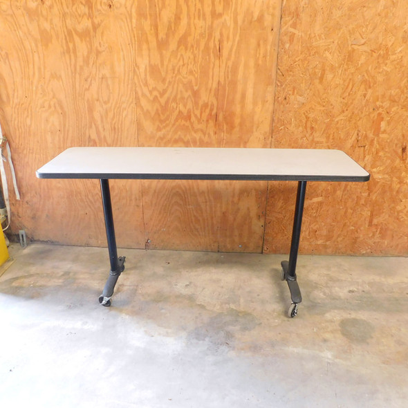 Haworth Tactics 4TT Series T-Leg Seminar Table with Wheels 60"x18"x32" Haworth Tactics 4TT Series T-Leg Seminar Table with Wheels 60"x18"x32"