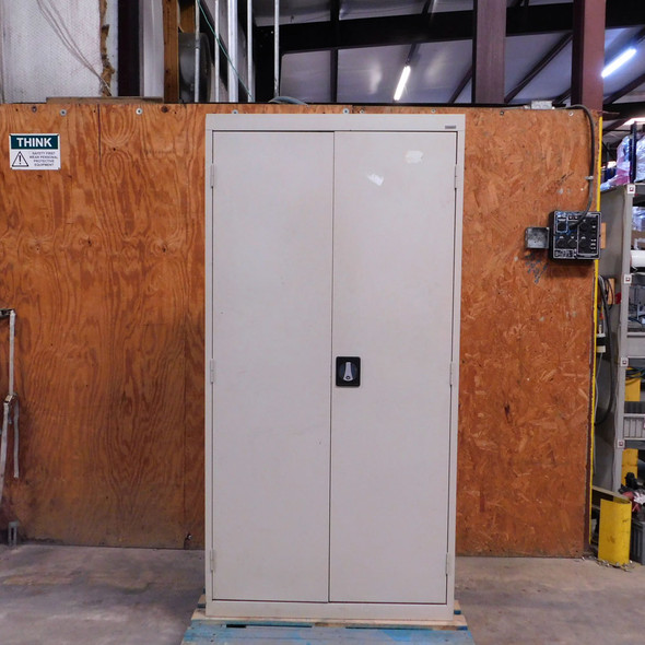 Sandusky Metal Storage Cabinet Free-Standing 4-Shelf 36"L x 18"D x 72"H