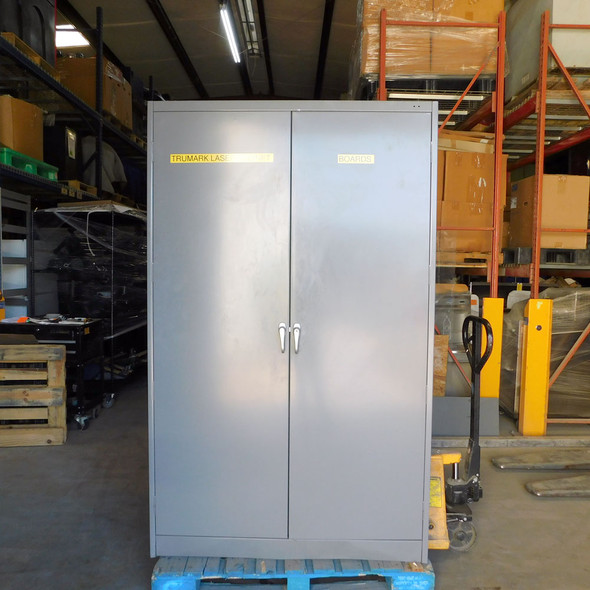 Heavy Duty 2-Door Steel Storage Cabinet Gray 48" W x 18" D x 78" Height