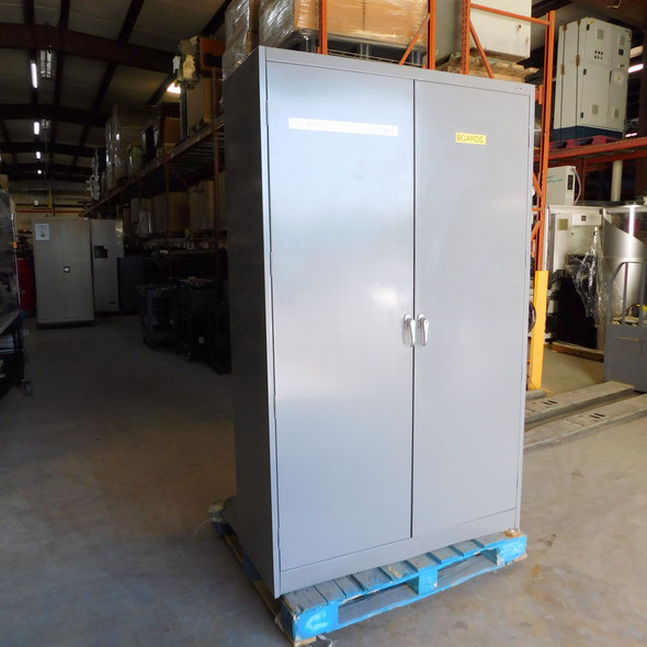 Heavy Duty 2-Door Steel Storage Cabinet Gray 48" W x 18" D x 78" Height