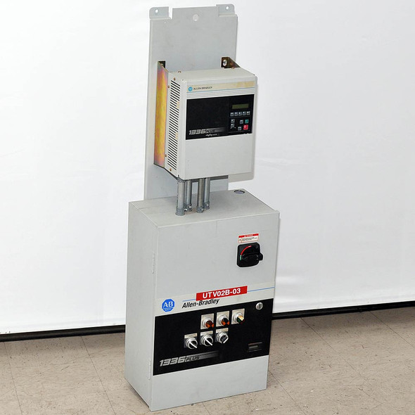 Allen-Bradley 10HP VFD Motor Drive with Bypass Cabinet 1336S-BF150H/1336S-BRF100