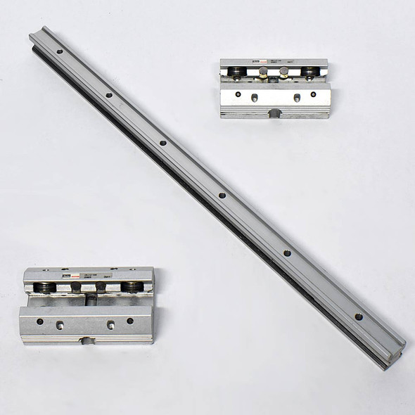 14" Linear Guide Rail + 2 Parker Origa RK-FD 15S Blocks 14" Linear Guide Rail + 2 Parker Origa RK-FD 15S Blocks