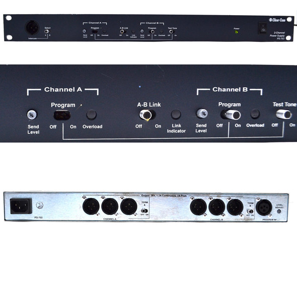 Clear-Com PS-702 2-Channel Power Supply - Parts Clear-Com PS-702 2-Channel Power Supply - Parts