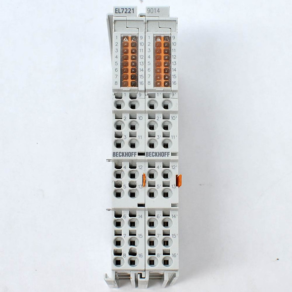 Beckhoff EL7221 EtherCAT 1 Channel Motion Servo Motor Drive Terminal 48V 7A OCT Beckhoff EL7221 EtherCAT 1 Channel Motion Servo Motor Drive Terminal 48V 7A OCT