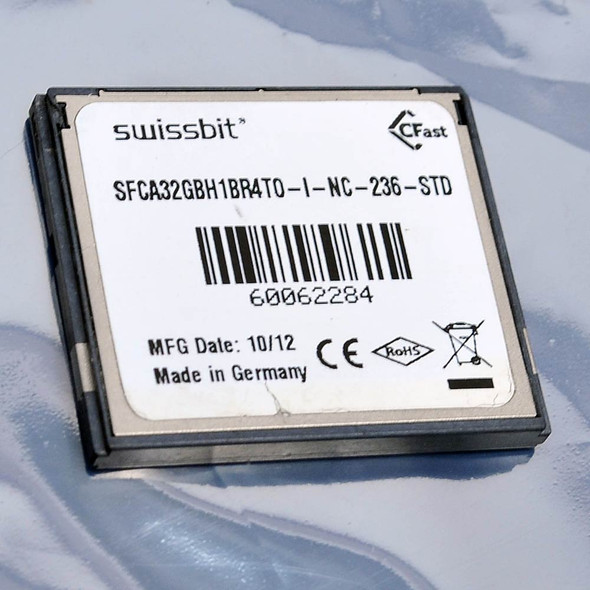 Swissbit 32GB Industrial CFAST Card SFCA32GBH1BR4TO-I-NC-236-STD Swissbit 32GB Industrial CFAST Card SFCA32GBH1BR4TO-I-NC-236-STD