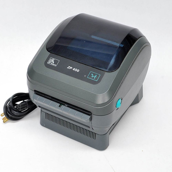 Zebra ZP 450 CTP Direct Thermal 200 DPI Label Printer ZP450-0101-0000 with Power Zebra ZP 450 CTP Direct Thermal 200 DPI Label Printer ZP450-0101-0000 with Power