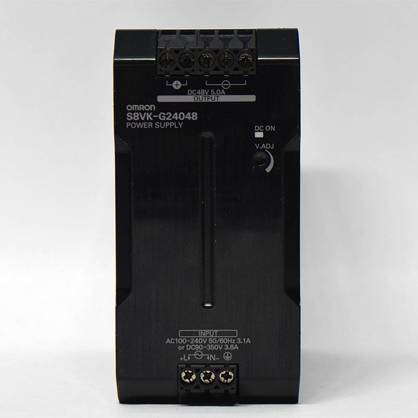 Omron S8VK-G24048 DIN Rail Power Supply 100~240VAC 3.1A Input 48VDC 5A Output Omron S8VK-G24048 DIN Rail Power Supply 100~240VAC 3.1A Input 48VDC 5A Output