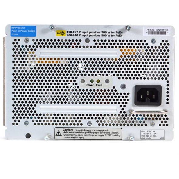 HP J9306A ProCurve PoE+ zl Power Supply HP J9306A ProCurve PoE+ zl Power Supply