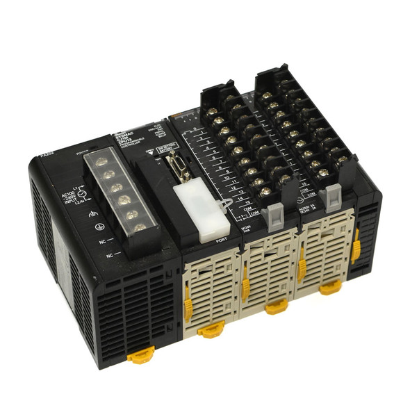 Omron CJ1M-CPU13 Unit w/ OC211, ID211, and CJ1W-PA202 Omron CJ1M-CPU13 Unit w/ OC211, ID211, and CJ1W-PA202