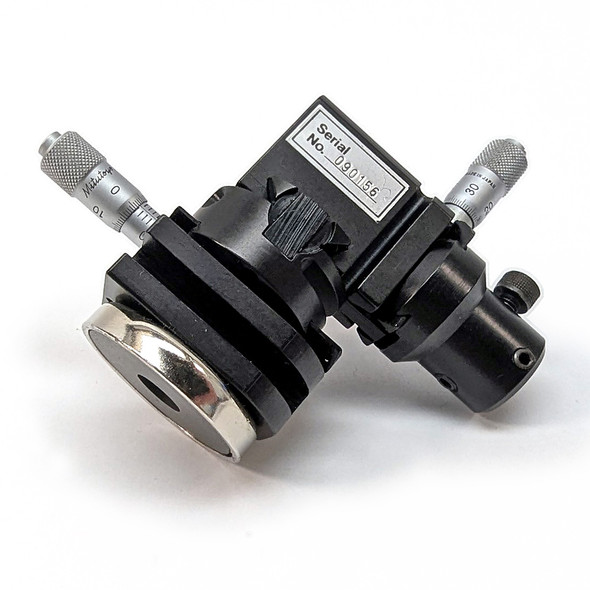 Alessi XYZ Axis Micromanipulator Micro Positioner w/Mitutoyo Micrometers Alessi XYZ Axis Micromanipulator Micro Positioner w/Mitutoyo Micrometers