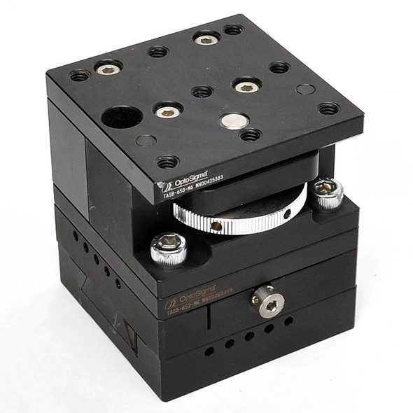 Optosigma 3-axis XYZ Linear Translation Stage 12.5x12.5x7mm TASB-653/652 Optosigma 3-axis XYZ Linear Translation Stage 12.5x12.5x7mm TASB-653/652