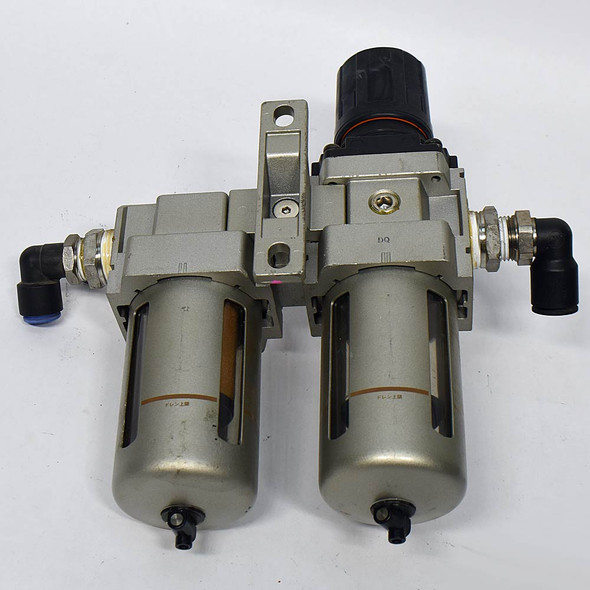 SMC Pneumatics AW4000-06G Filter Regulator w/ AFM4000-06 Mist Separator 1MPa Max SMC Pneumatics AW4000-06G Filter Regulator w/ AFM4000-06 Mist Separator 1MPa Max