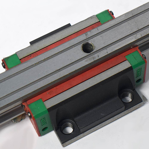 Hiwin HGW30CCH Flange Block Linear Guide Size 30 w/ 1267mm Long x 28mm Wide Rail Hiwin HGW30CCH Flange Block Linear Guide Size 30 w/ 1267mm Long x 28mm Wide Rail