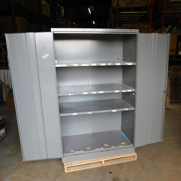 Uline Steel Storage Cabinet w/ Adjustable Shelves 48"W x 24"D x 78"H
