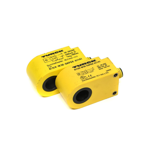Turck Bi15R-W30-DAP6X-H1141 Sensor Inductive Sensor (2) Turck Bi15R-W30-DAP6X-H1141 Sensor Inductive Sensor (2)