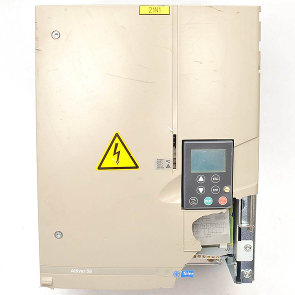 Telemecanique Schneider ATV58HD16N4 11kW 15HP VFD 380/500/480V 3phase 24A AS-IS Telemecanique Schneider ATV58HD16N4 11kW 15HP VFD 380/500/480V 3phase 24A AS-IS