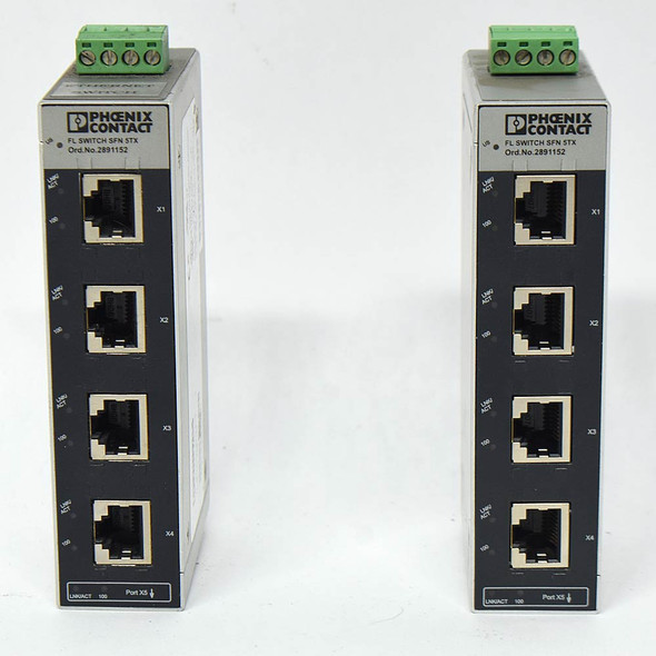 Phoenix Contact 2891152 FL Switch SFN 5TX Ethernet Switch (2) Phoenix Contact 2891152 FL Switch SFN 5TX Ethernet Switch (2)