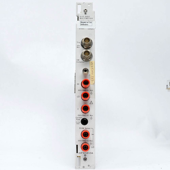 Hewlett Packard/Agilent E1412A 75000 C 6-1/2-Digit Multimeter Defective - Parts