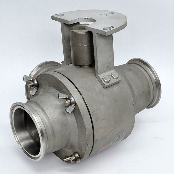 Lee Fluid Transfer Fluid Flow 3FT 3" Stainless Sanitary Ball Valve Diverter