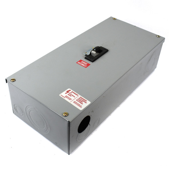 General Electric GE TE100S Enclosure w/ TED134100 100A 480VAC 250VDC 3P Breaker