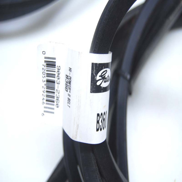 NEW Lot of 2 Gates Rubber Company B360 Hi-Power II V Belts 9003-2360