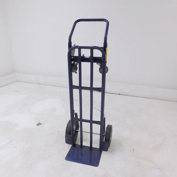 Uline H-966 Hand Truck Convertible Platform Dolly Cart Steel 700lb/1000lb