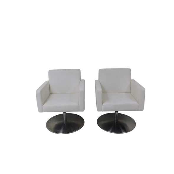 (Lot of 2) Global Furniture Group Jeo 8434 Self-Centering Lounge Chair
