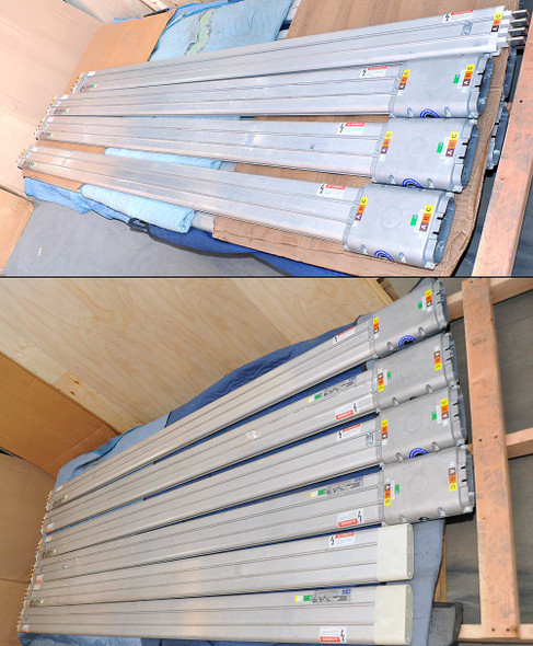 100 Feet of E+I Engineering Vertiv 3ph Busway 480V 400A, 10 Taps, 2 Right Angles