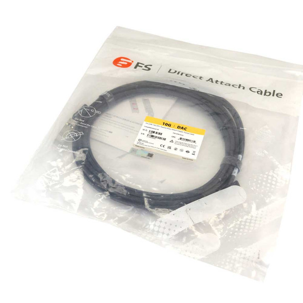 FS SFPP-PC07 7m 10G SFP+ Passive Direct Attach Copper Twinax Cable