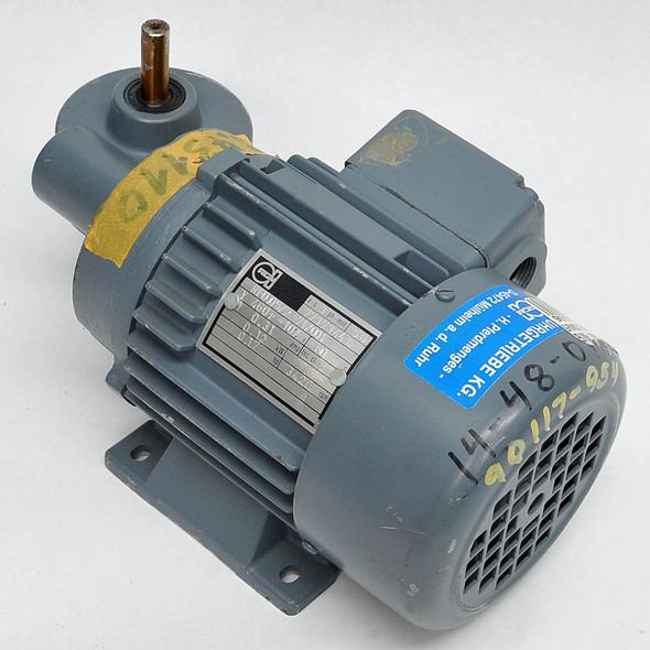 RGM Ruhrgetriebe RF0.09/2-71/001 3-phase 460VAC Gearmotor Dual Output .17HP