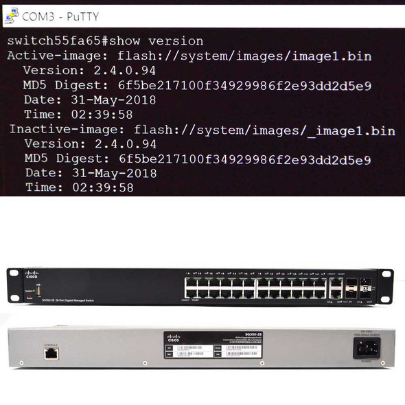 Cisco SG350-28 28-Port Managed Gigabit Ethernet Switch