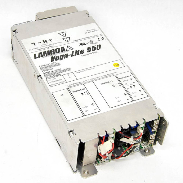 Lambda Vega-Lite 550W Modular Power Supply 4 Output 15V/18A 5V/45A 24V/5A 15V/6A