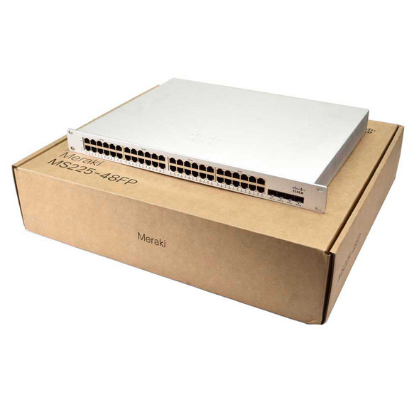 Cisco Meraki MS225-48FP Managed 48-Port Gigabit Ethernet Switch