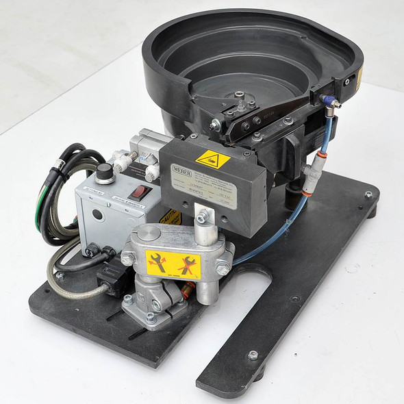 Weber 10" Vibratory Screw Feeder LCS5R/P7 with Feeder Cube FC-40 Speed Control