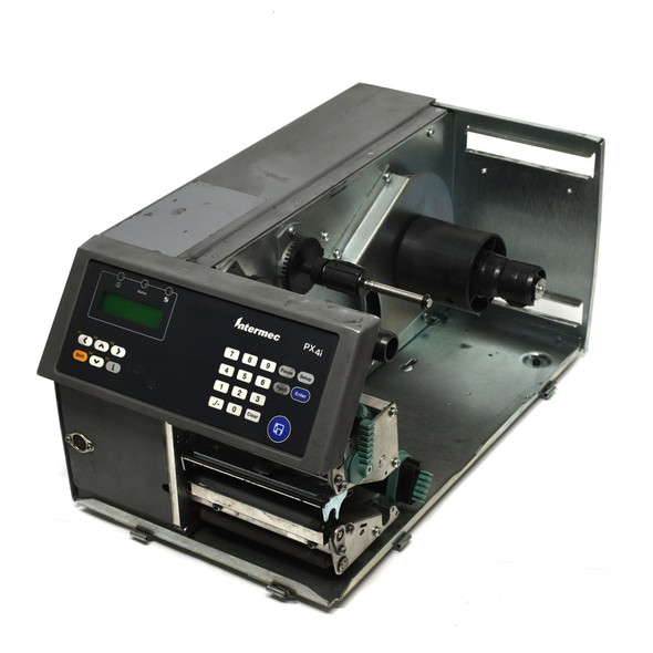 Intermec PX4i PX4C010000000020 Barcode Label Printer DT/TT 203 DPI Missing Doors