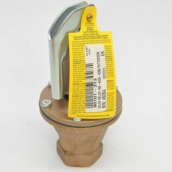 Watts 174A M1 Relief Valve 150 PSI 1-1/4" Bronze