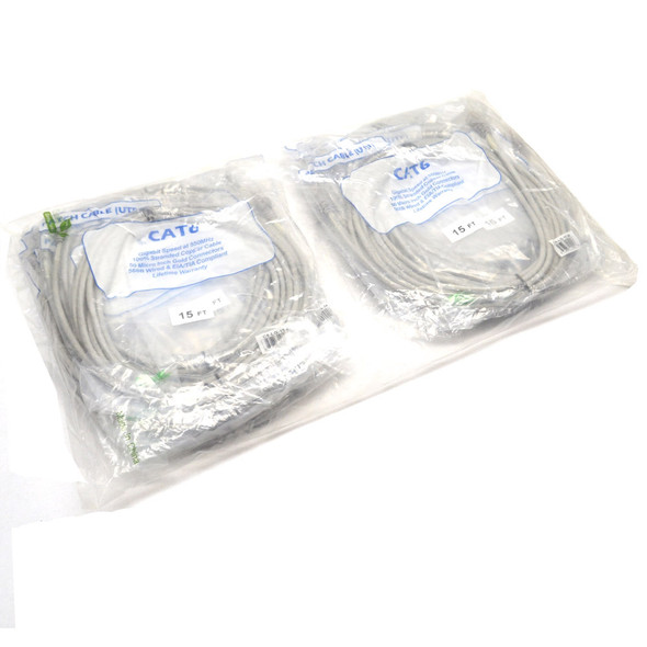 ClearLinks C6-LG-15-O CAT6 Ethernet Patch Cord 15' (10)