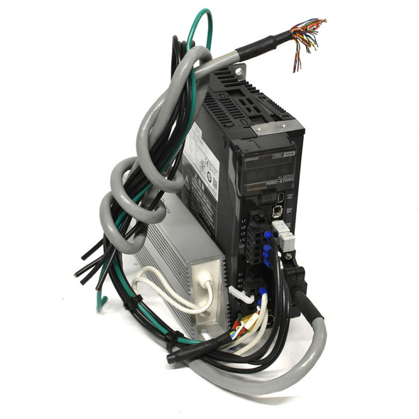 Omron R88D-KT04H AC Servo Driver 400W Amplifier 200V w/ Rara IRV200 Resistor