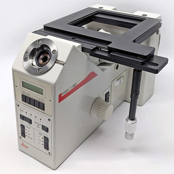 Leica DM/DMIRE2 Inverted Microscope Body w/ Manual X-Y Stage & Turret - Parts