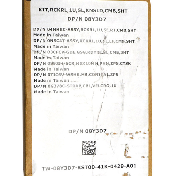 Dell 08Y3D7 Rack Mount Rail Kit for PowerEdge Servers