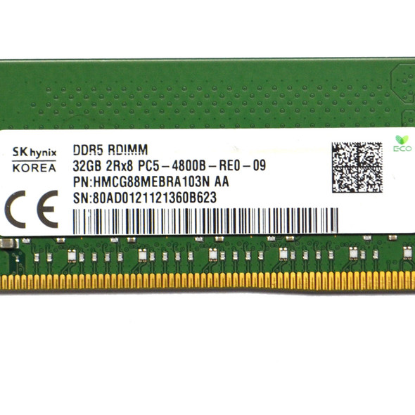 SK Hynix 32GB HMCG88MEBRA103N 2Rx8 PC5-4800B-RE0-09 Server ECC Memory DDR5 RDIMM